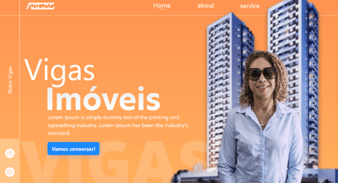 landing page coruja banner